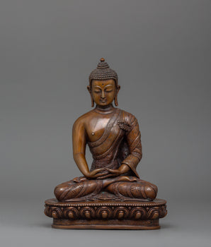 Copper Statue of Amitabha Buddha