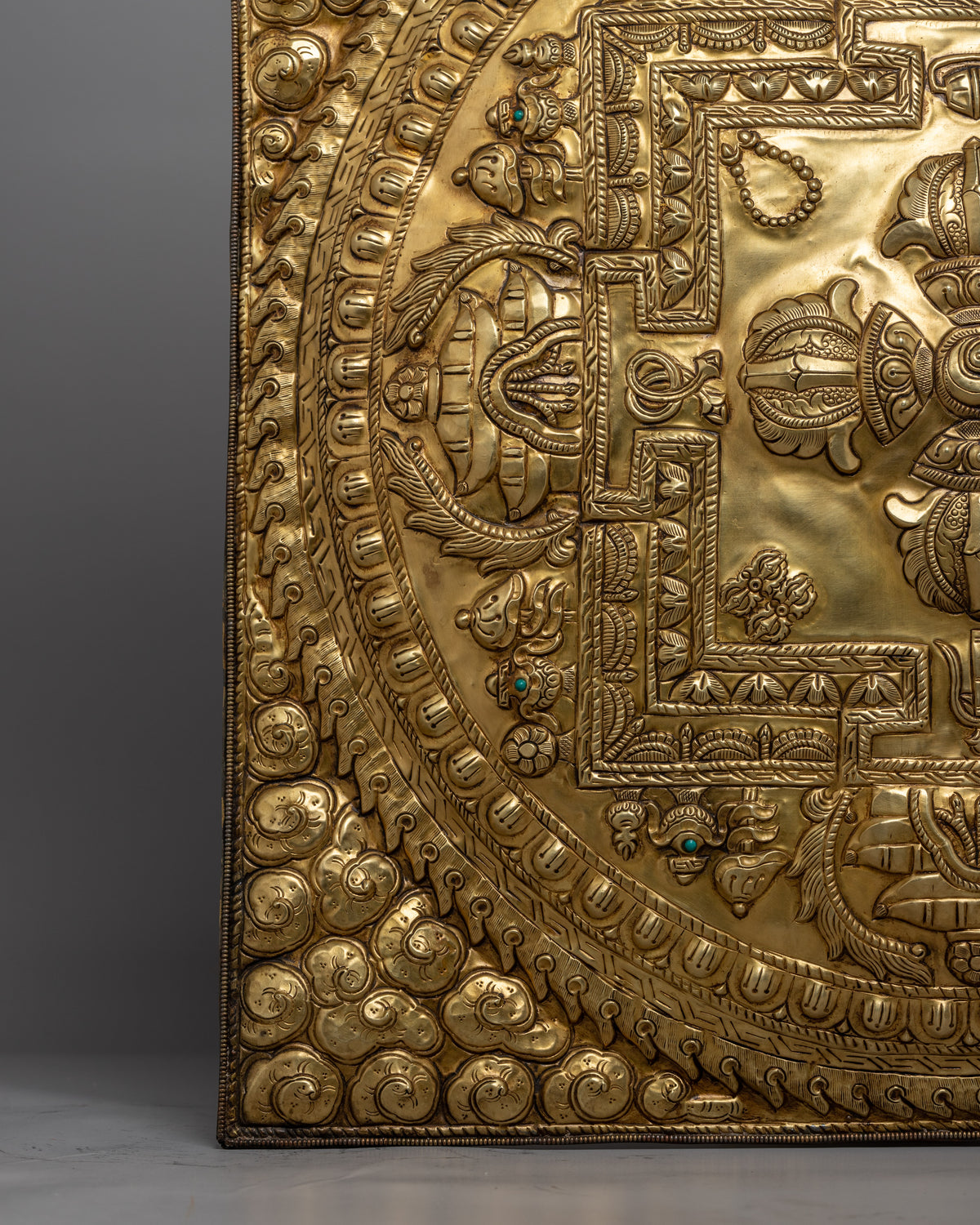 Bishow Vajra Brass Wall Hanger | Unique Spiritual Home Decoration