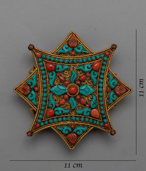 Sacred Ghau Locket | Traditional Tibetan Prayer Box in Copper