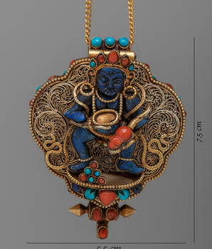 Deity Crafted Prayer Ghau Box Locket | A Sacred Haven for Blessings
