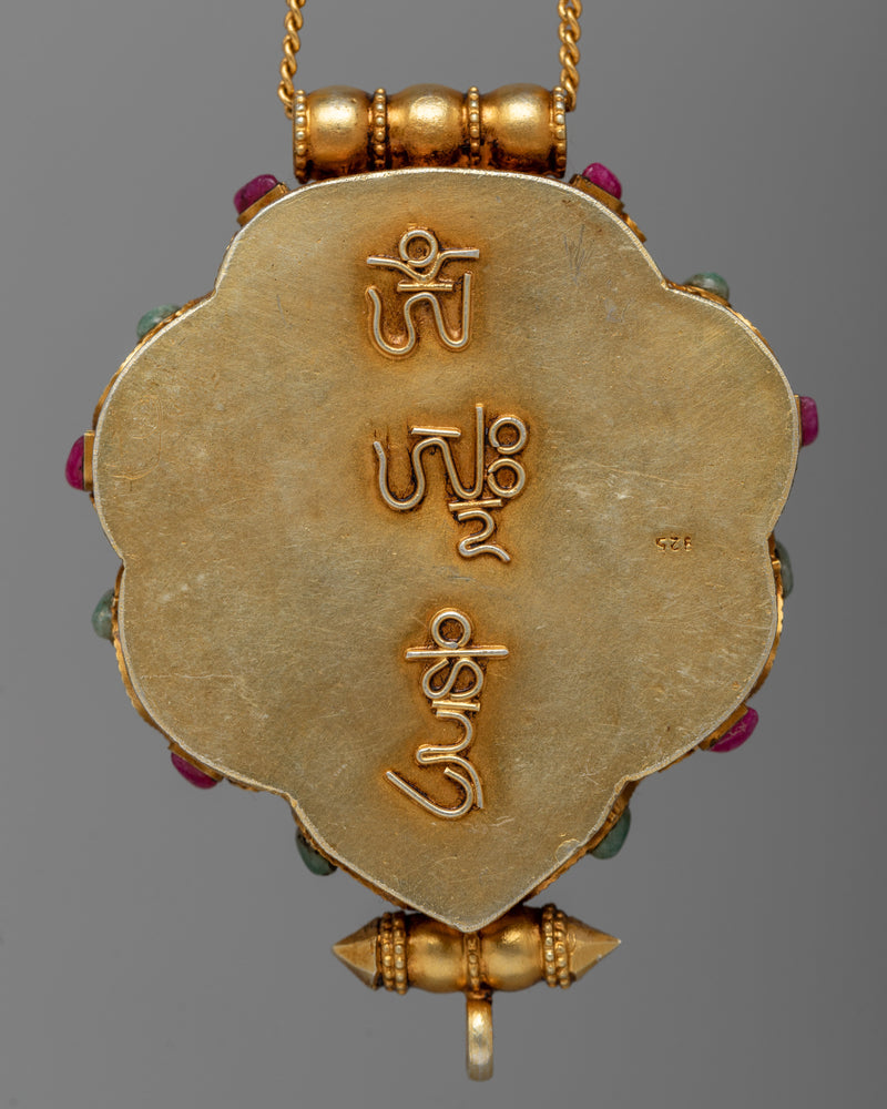 Manjushri Ghau Box Locket | Sacred Talisman for Spiritual Insight