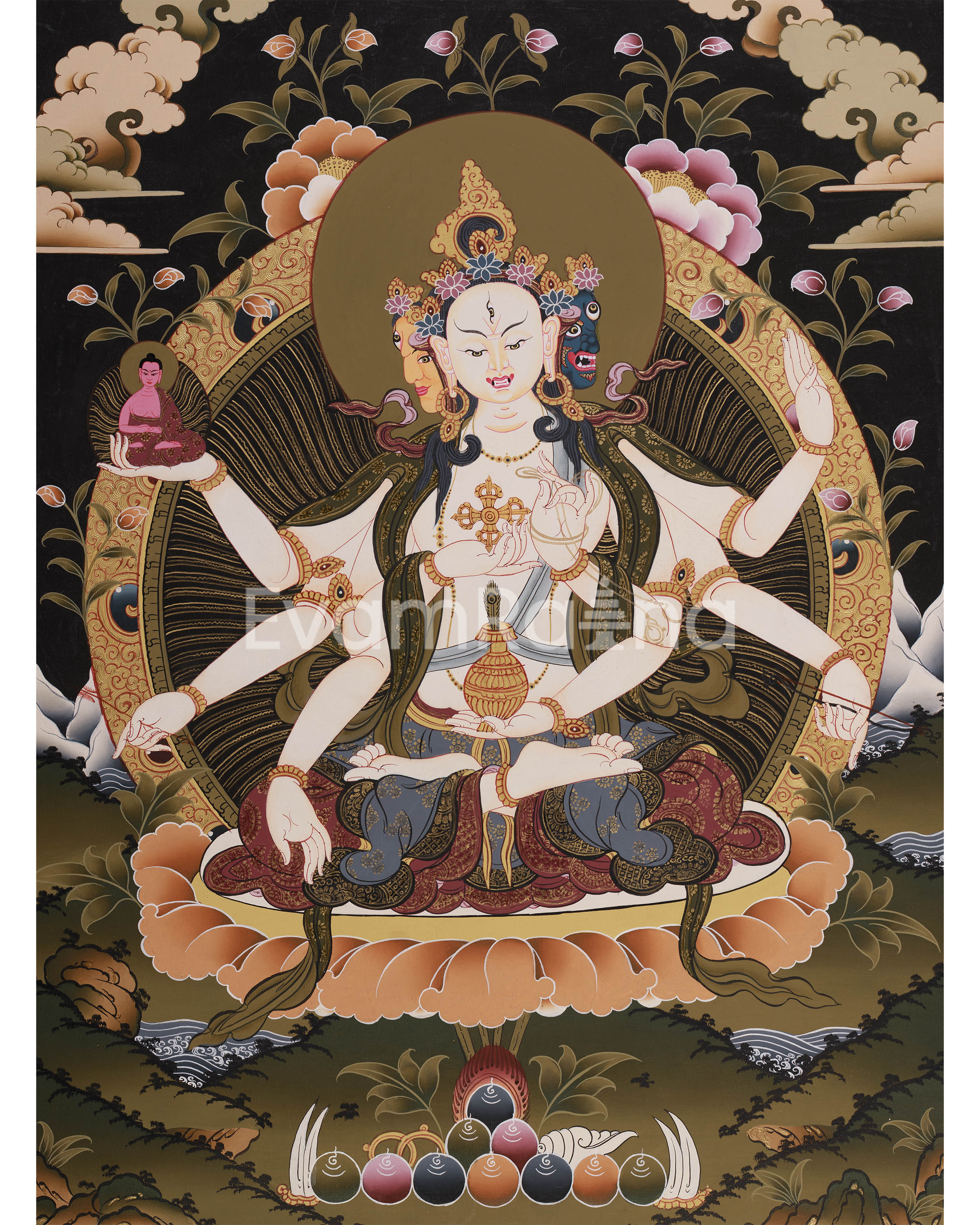 Namgyalma, The Long-Life Goddess Thangka