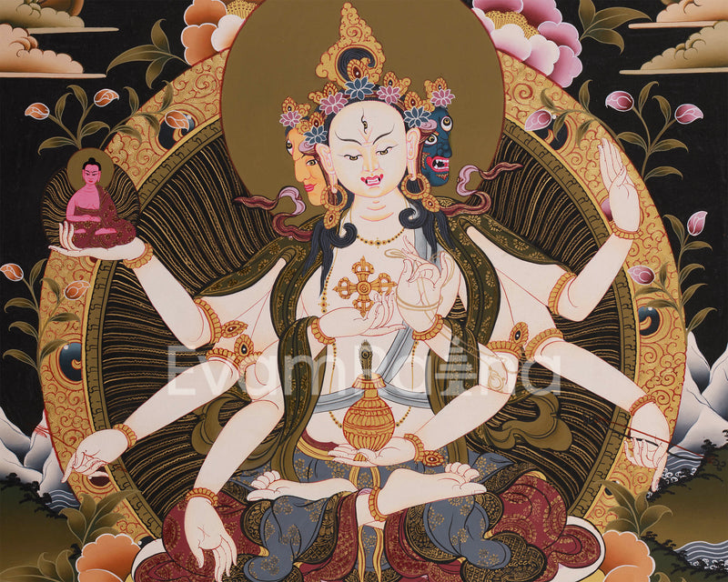 Namgyalma, The Long-Life Goddess Thangka | Ushnisha Vijaya Art