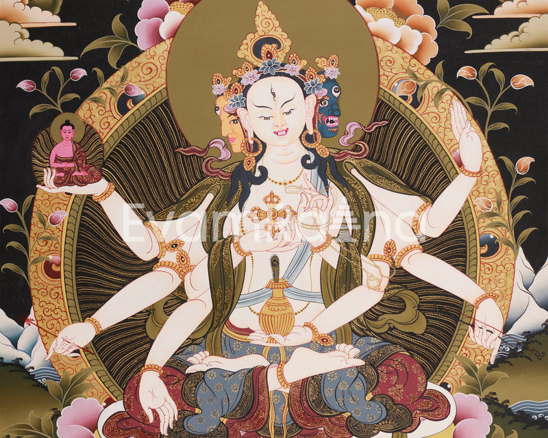 Namgyalma, The Long-Life Goddess Thangka | Ushnisha Vijaya Art