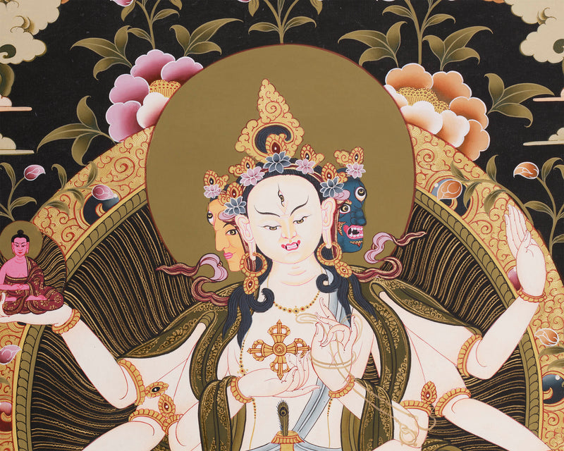 Namgyalma, The Long-Life Goddess Thangka | Ushnisha Vijaya Art