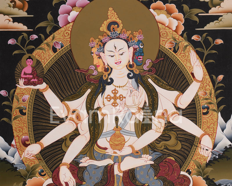 Namgyalma, The Long-Life Goddess Thangka | Ushnisha Vijaya Art