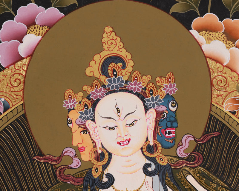 Namgyalma, The Long-Life Goddess Thangka | Ushnisha Vijaya Art