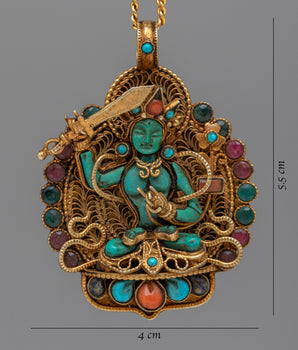 Manjushri Prayer Locket | Carry the Wisdom and Blessings of the Bodhisattva