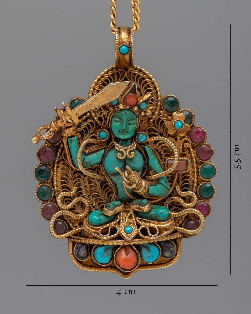 Manjushri Prayer Locket | Carry the Wisdom and Blessings of the Bodhisattva