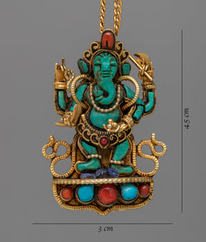 Ganesh Locket Gold | Invoke Blessings of Wisdom and Prosperity