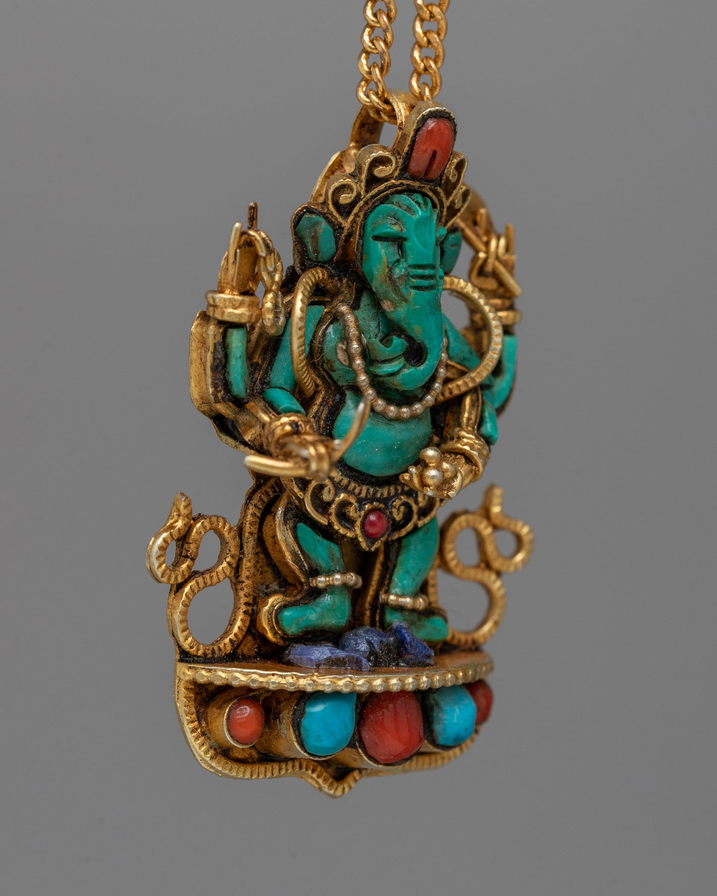 Ganesh Locket Gold | Invoke Blessings of Wisdom and Prosperity