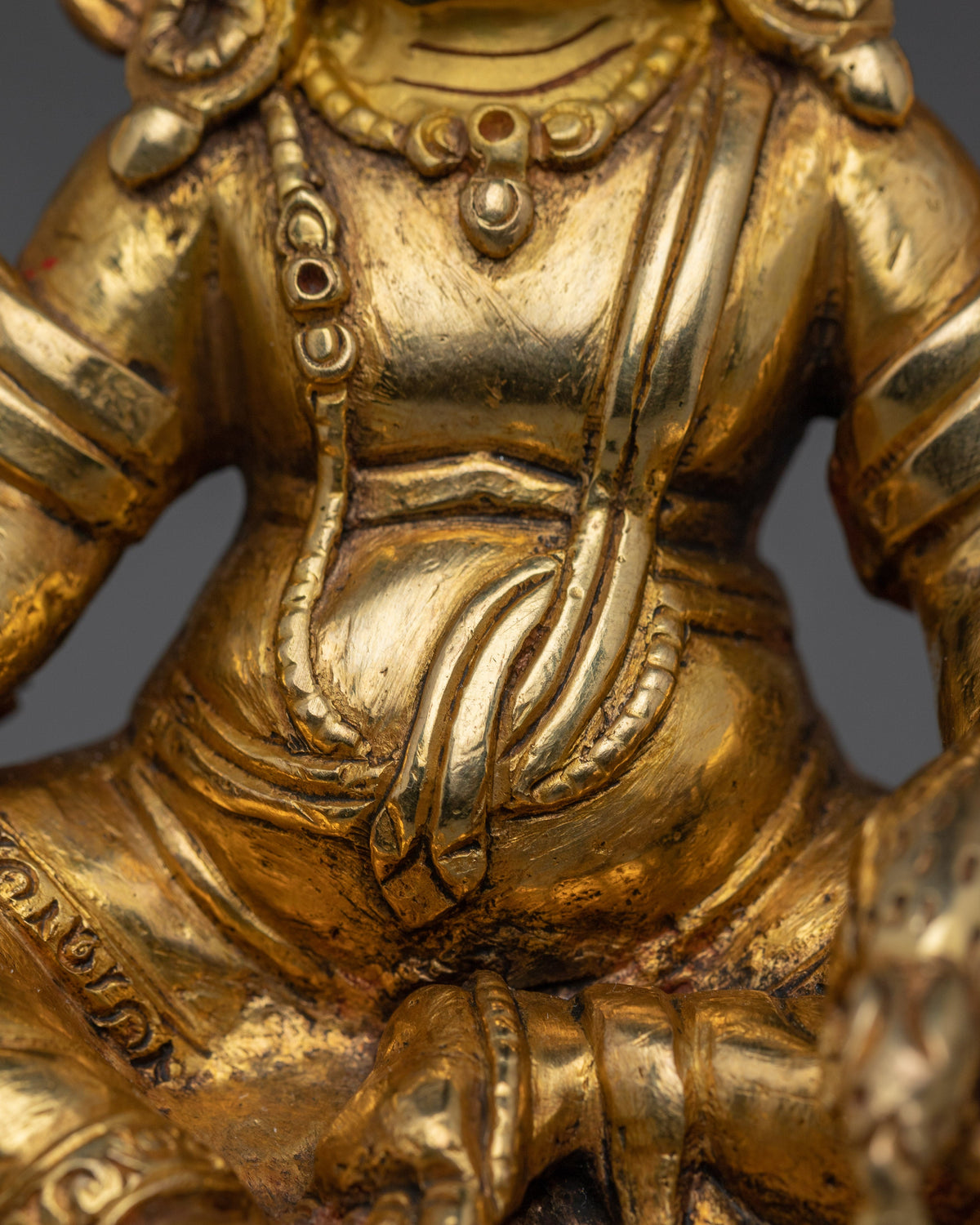 Buddhist Prosperity Art Dzambhala | Tibetan Wealth Deity for Abundance