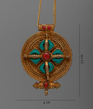 Vishwa Vajra Ghau Box Locket | Sacred Shrine Box Accessory