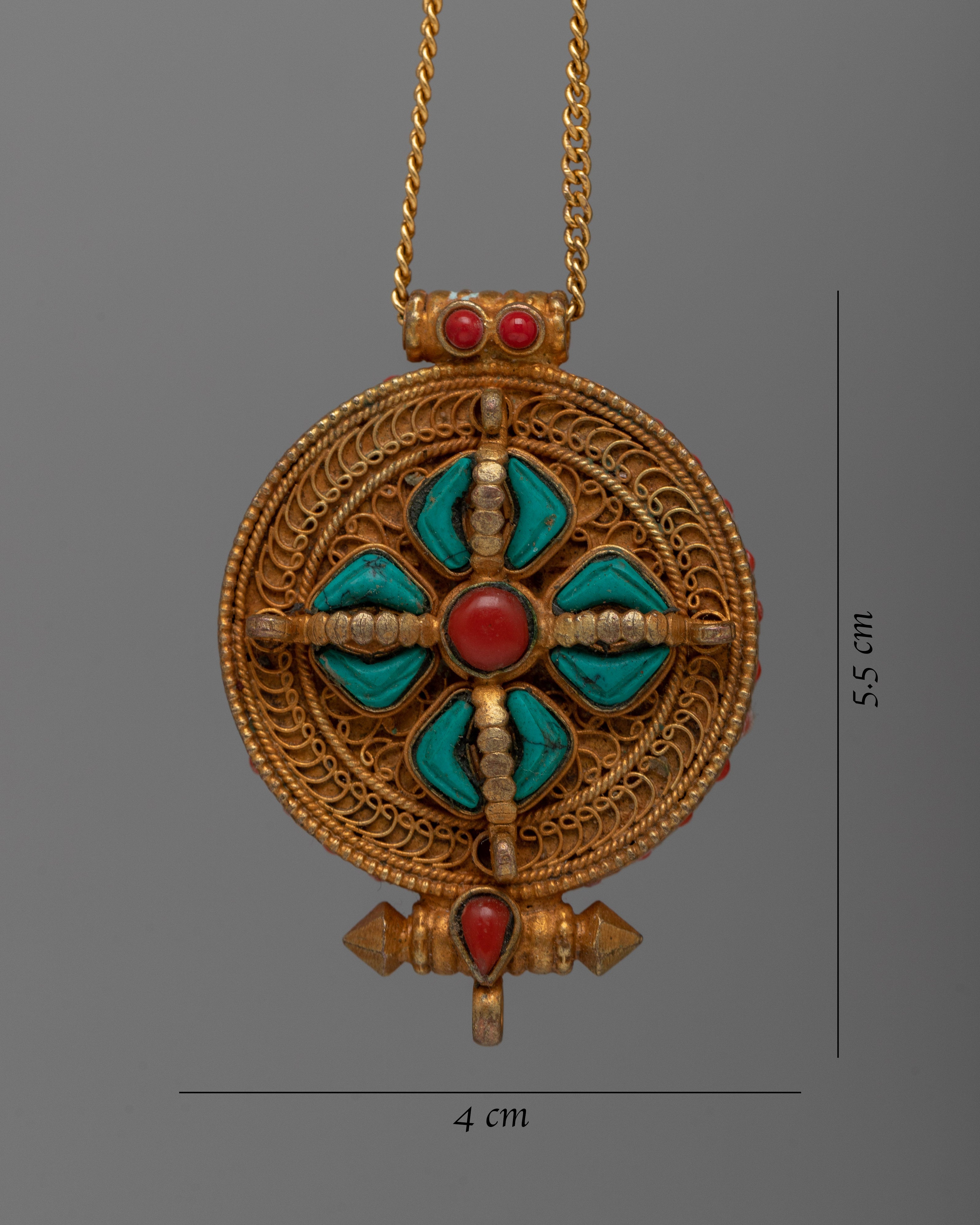 Vishwa Vajra Ghau Box Locket | Sacred Shrine Box Accessory