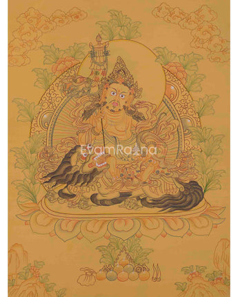Namtoshe Thangka with Yellow Background 