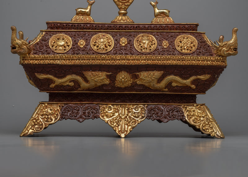 Copper Incense Burner Set | Elegant Home Fragrance Box