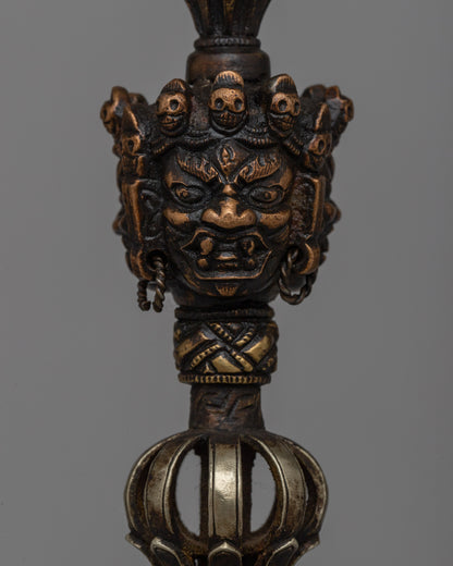 Tibetan Phurba Dagger With Stand Base | Traditional Buddhist Tantric Tool