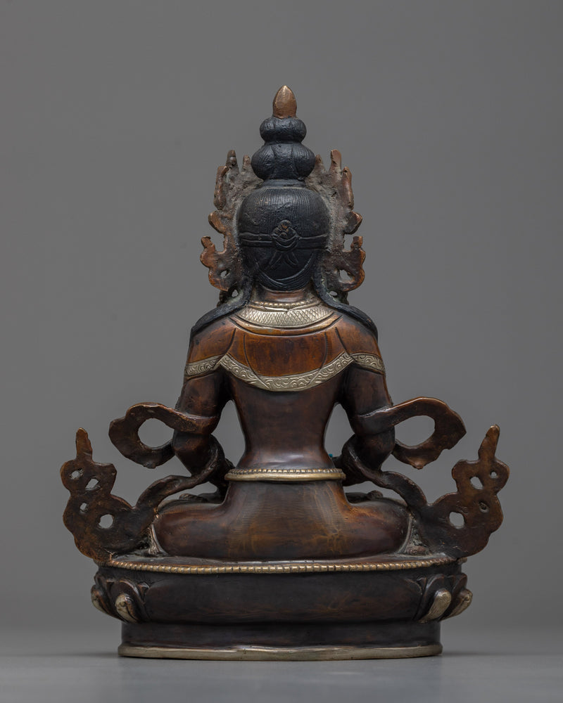 Amitayus Buddha Sculpture | Elixir of Immortality