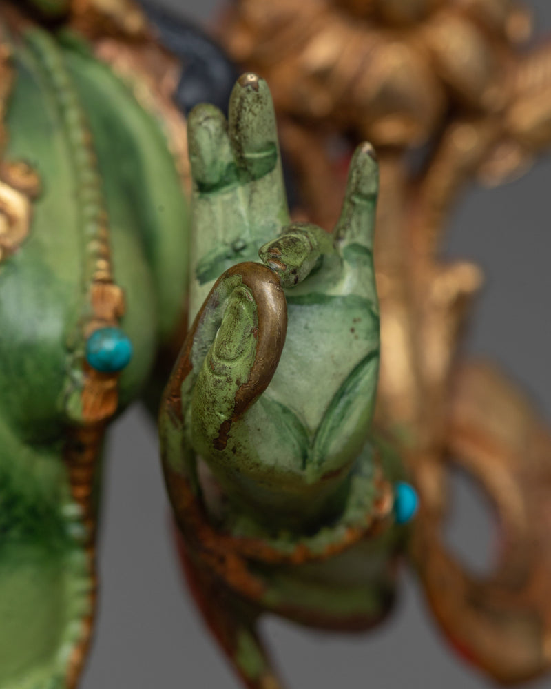 Green Tara Buddha Statue | Resonance of Swift Compassion