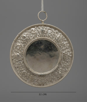 Round Silver Mirror | Timeless Elegance and Reflective Beauty for Your Space