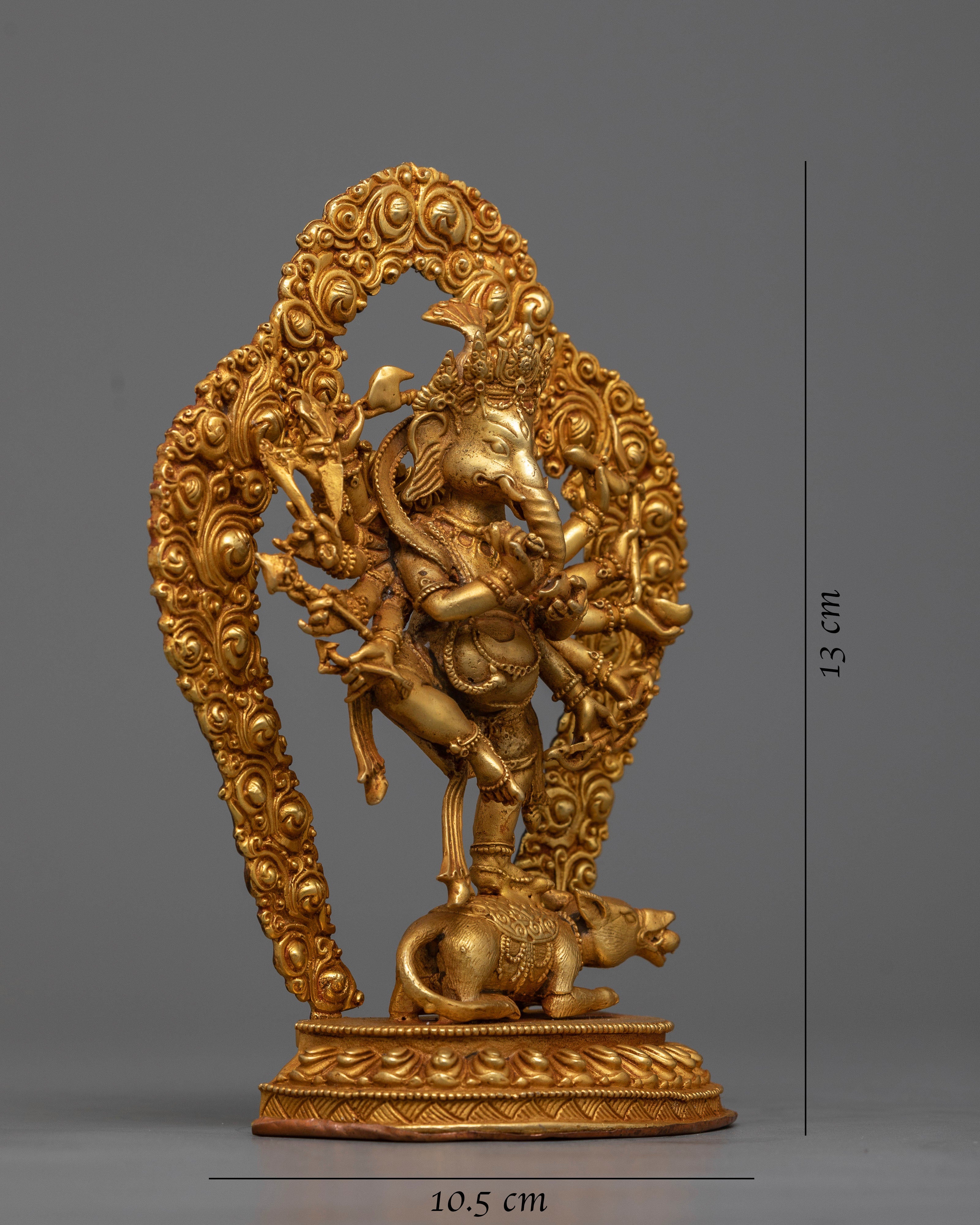 Standing Machine Made Ganesh Statue | Symbol of Success and Good Fortune