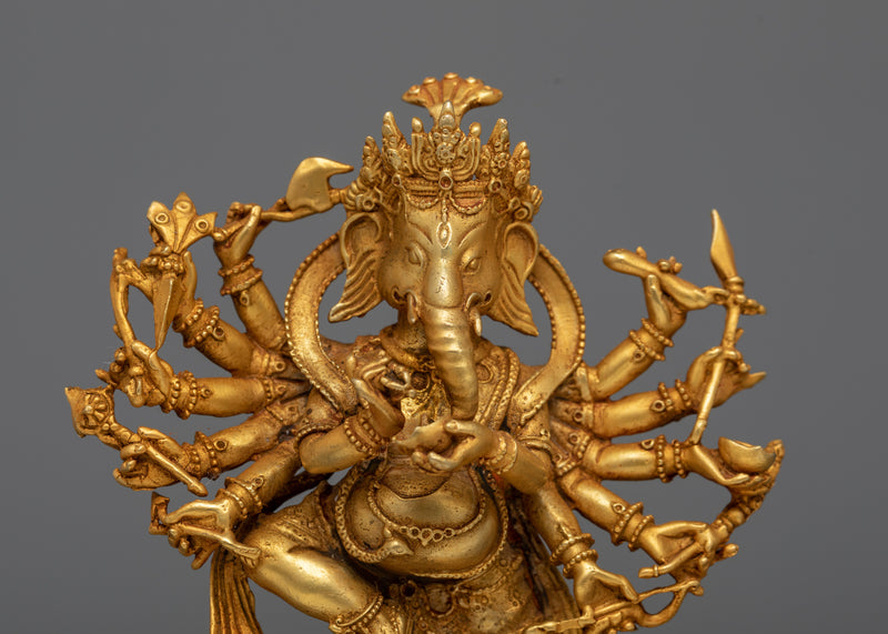 Standing Machine Made Ganesh Statue | Symbol of Success and Good Fortune