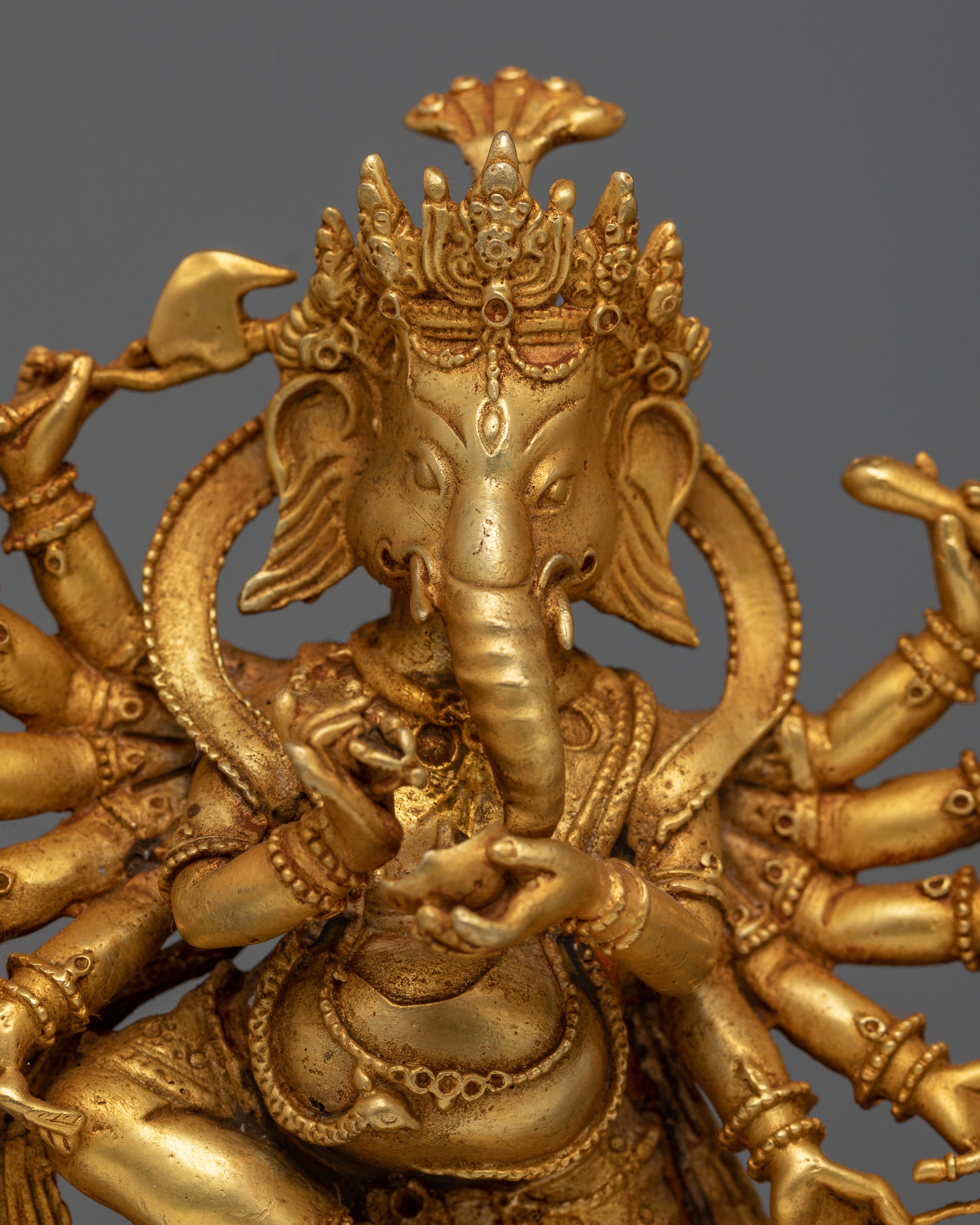 Standing Machine Made Ganesh Statue | Symbol of Success and Good Fortune