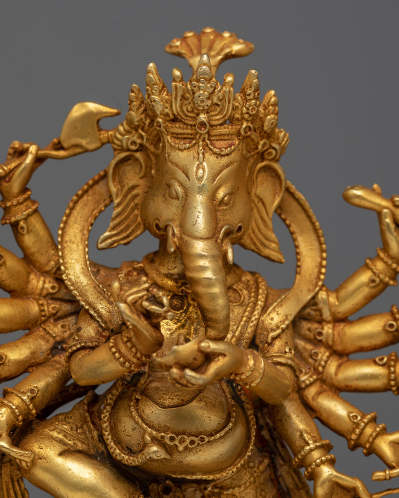 Standing Machine Made Ganesh Statue | Symbol of Success and Good Fortune