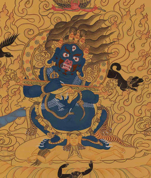 Sakya Mahakala Thangka | Tibetan Thangka Painting