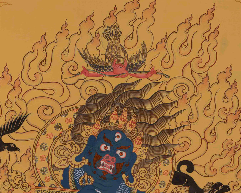 Sakya Mahakala Thangka | Tibetan Thangka Painting