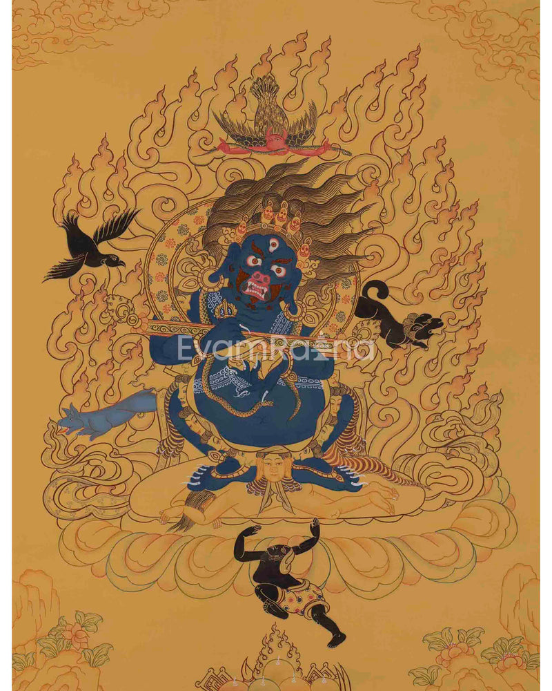 Sakya Mahakala Thangka