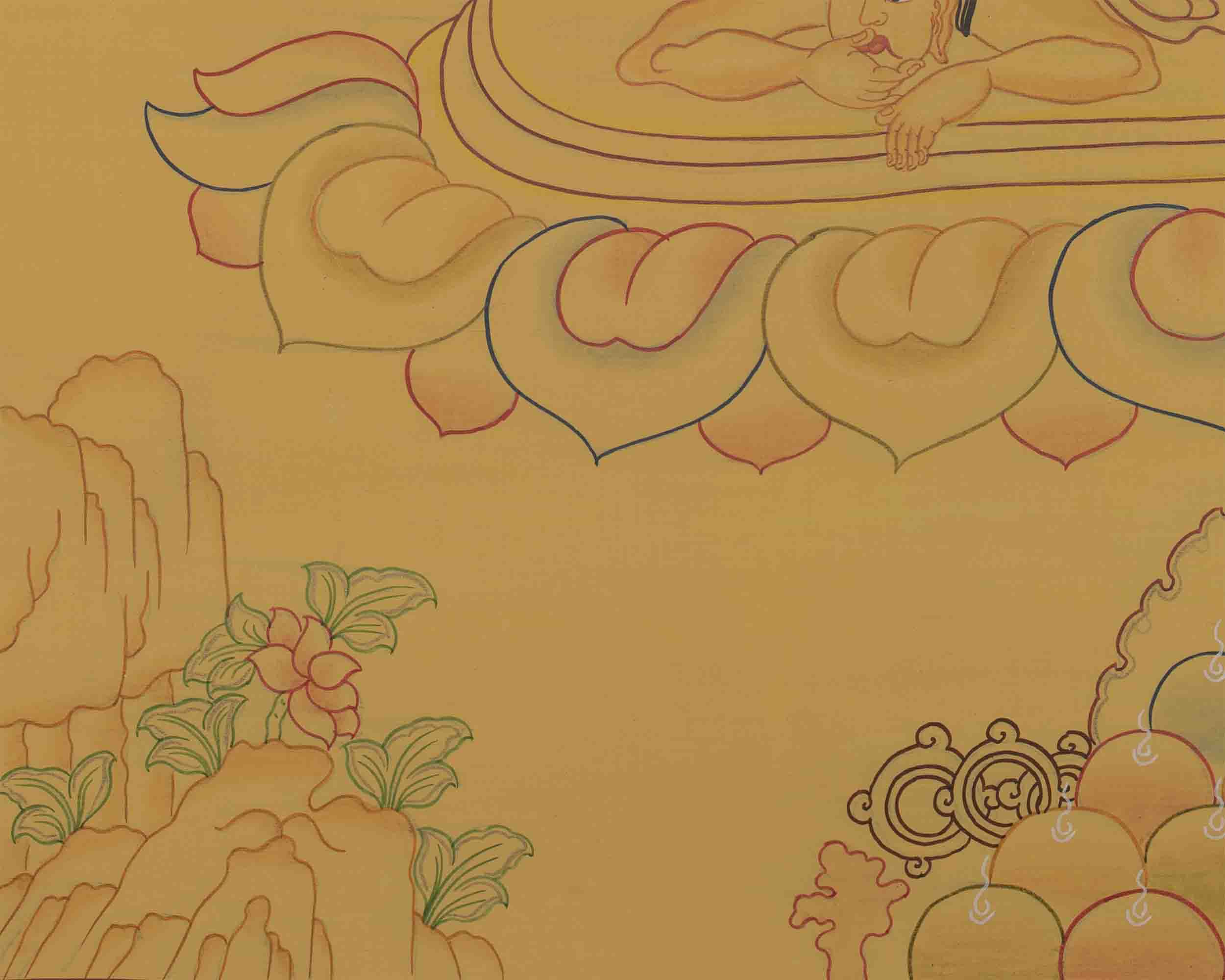 Original Hand-Painted Sakya Mahakala | Tibetan Buddhist Wrathful Dharmapala