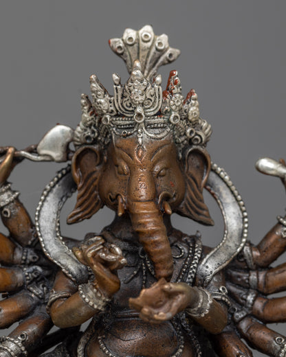 Dancing Machine Made Ganesha Statue | Deity of Good Luck and Fortune