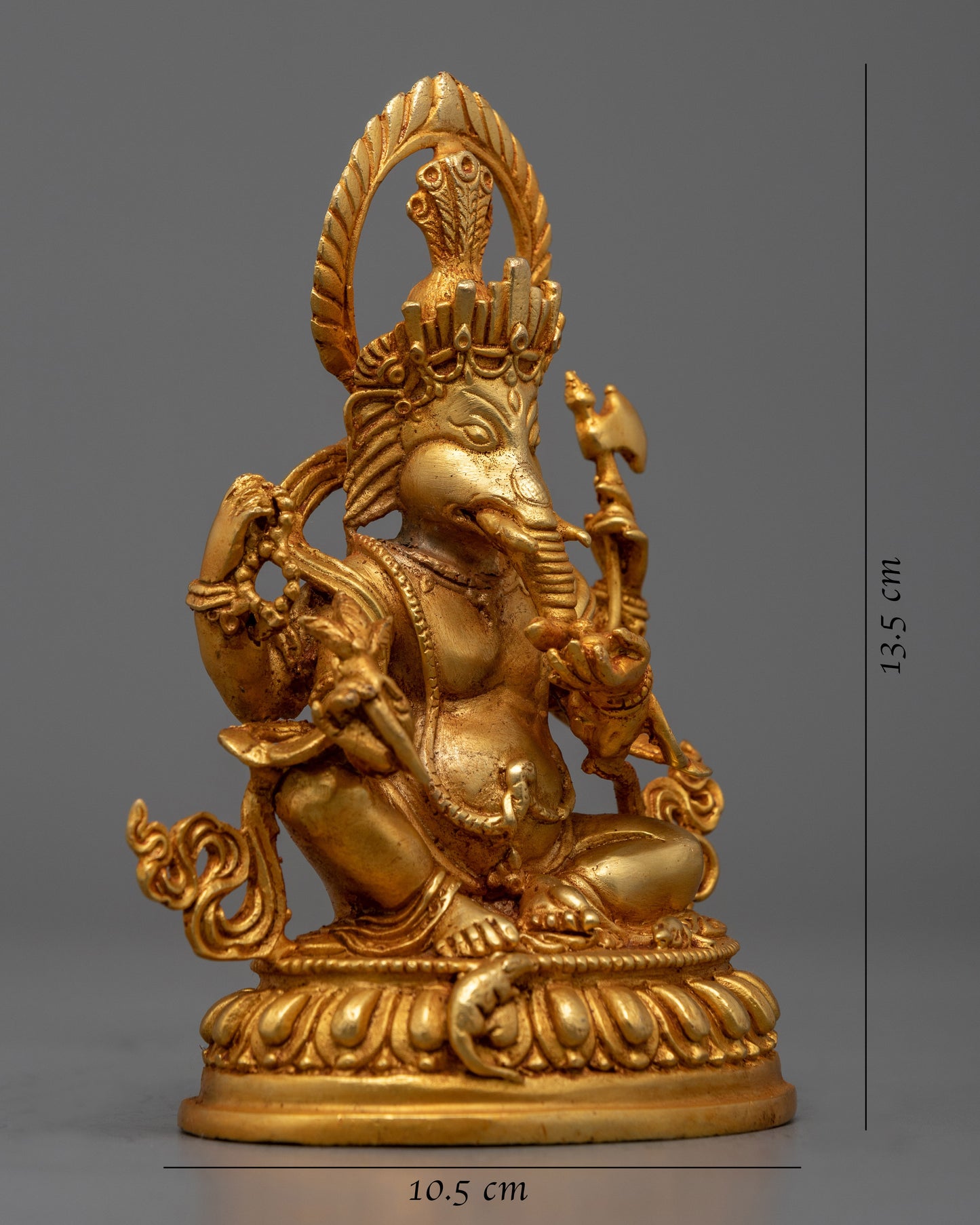 Sitting Lord Ganesh Statue | Machine-Made Hindu Deity