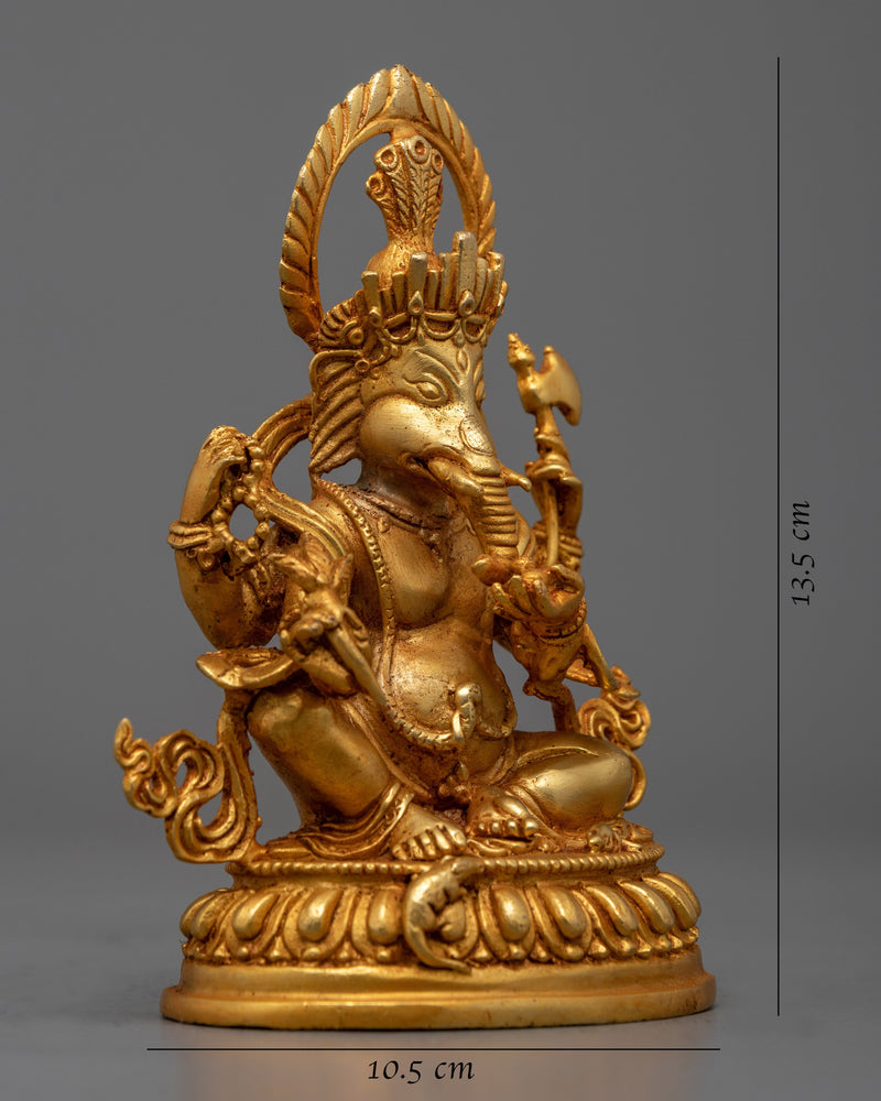 Sitting Lord Ganesh Statue | Machine-Made Hindu Deity