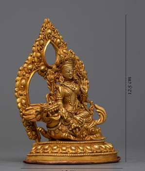 Green Tara Healing Statue | Green Tara Statue for Spiritual Wellness