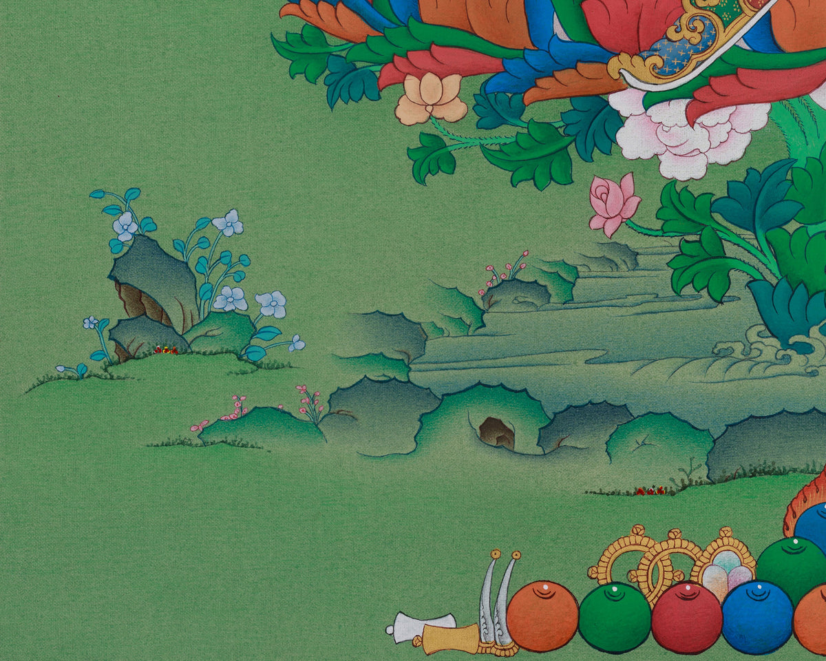 Buddhist Guru Rinpoche Artwork | Spiritual Transformation | Sacred Art