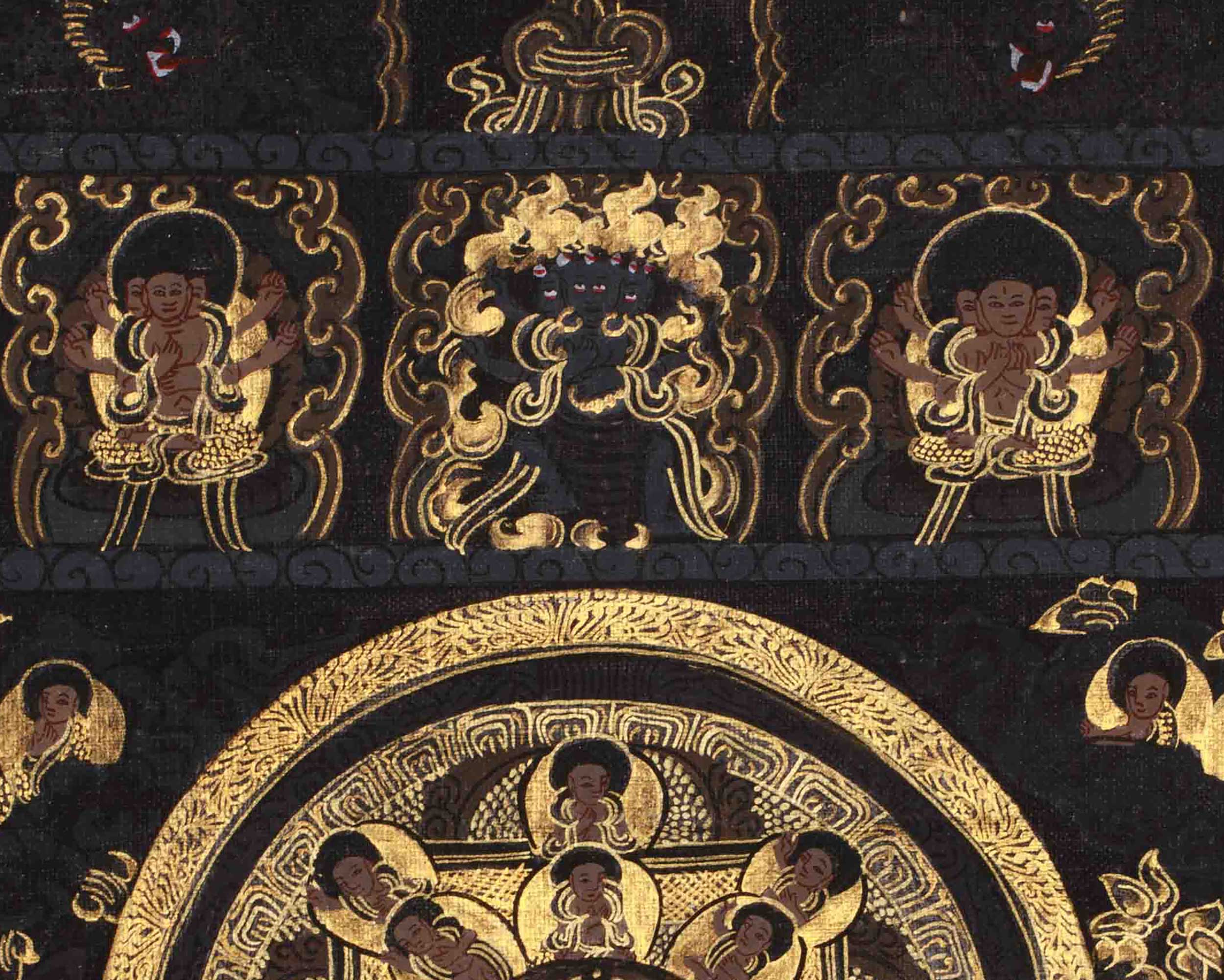 Buddha Mandala Sacred Thangka | Himalayan Art Of Wisdom And Enlightenment | Meditation Altar