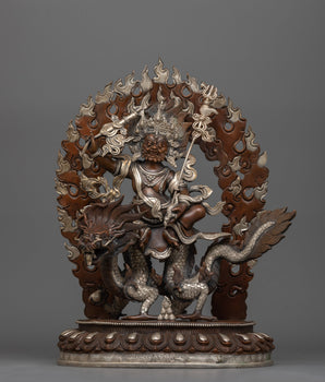 white-dzambhala-seated-on-dragon