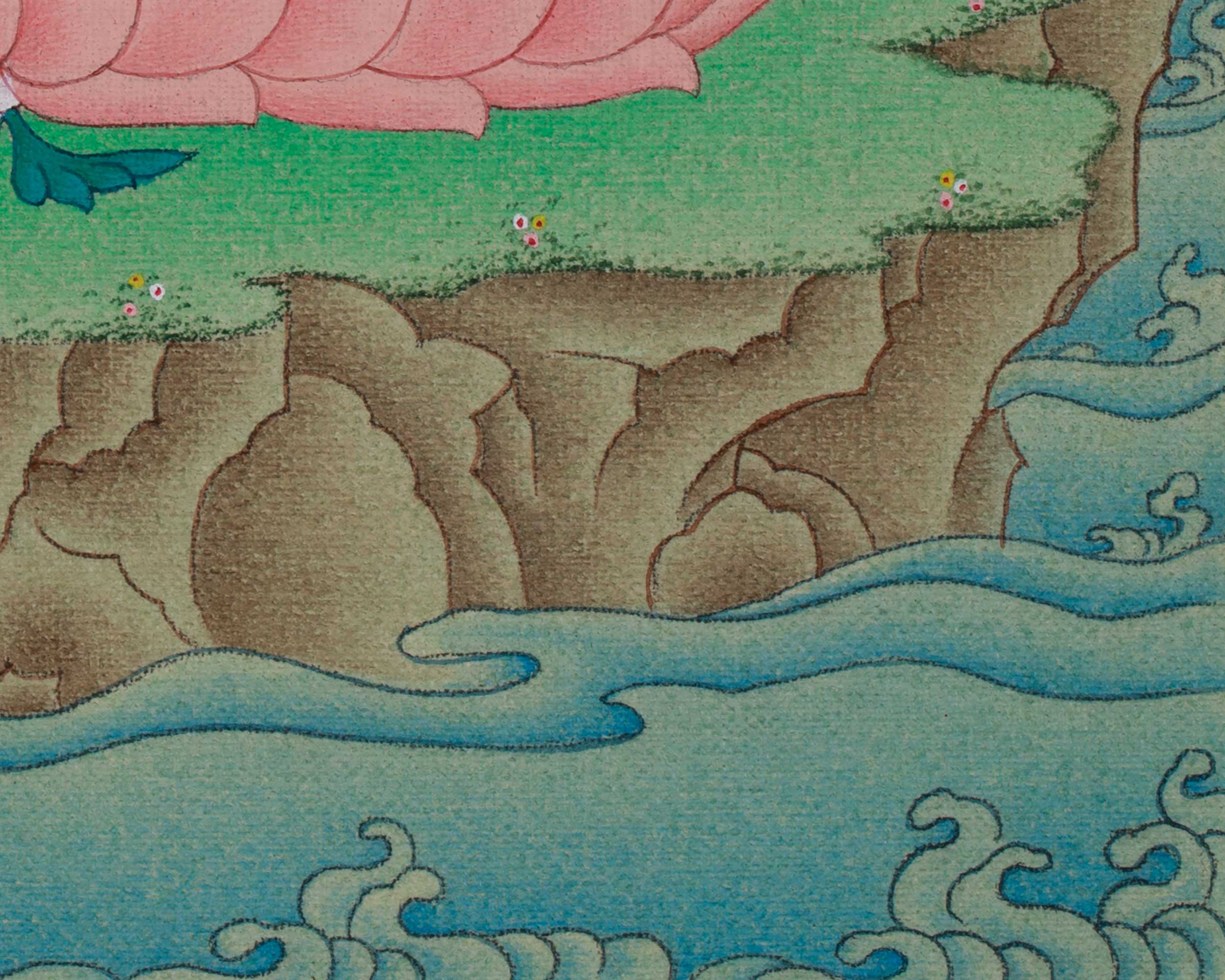 Sacred Red Tara Thangka | Fearless Protection and Meditation Practice