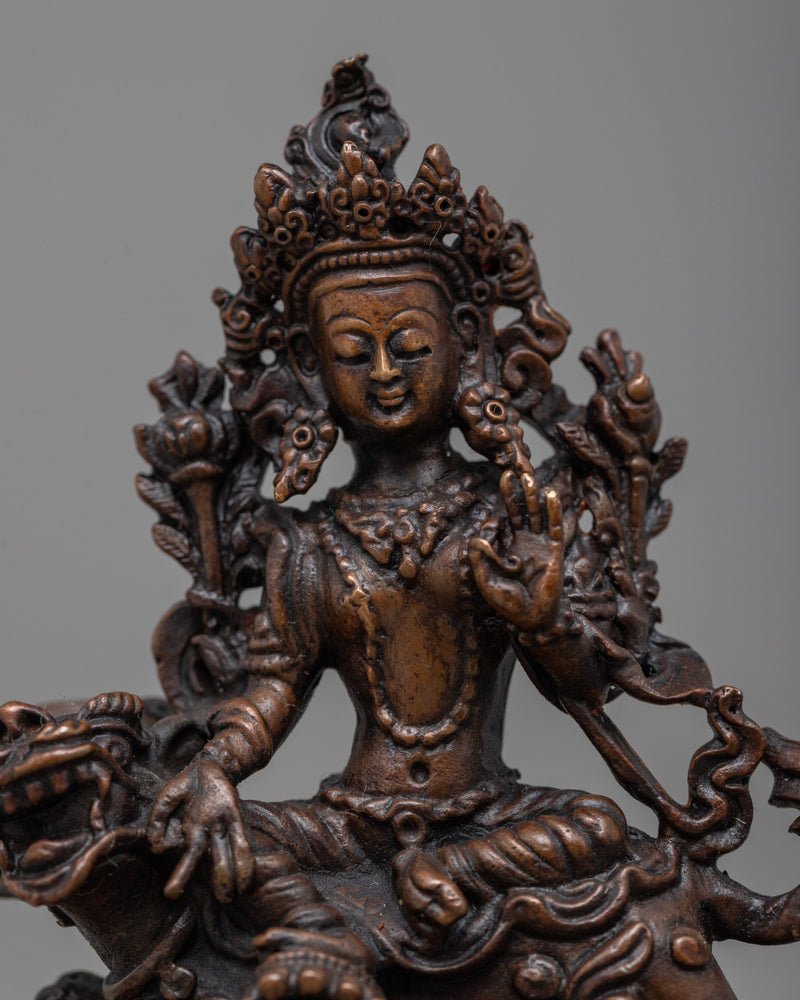 Green Tara Sadhana Statue | Enlighten Your Sadhana with Green Tara Statue