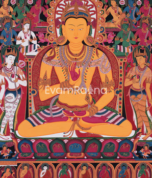Amoghasiddhi Buddha Thangka