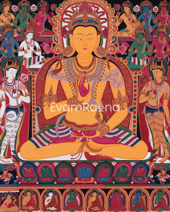 Amoghasiddhi Buddha Thangka