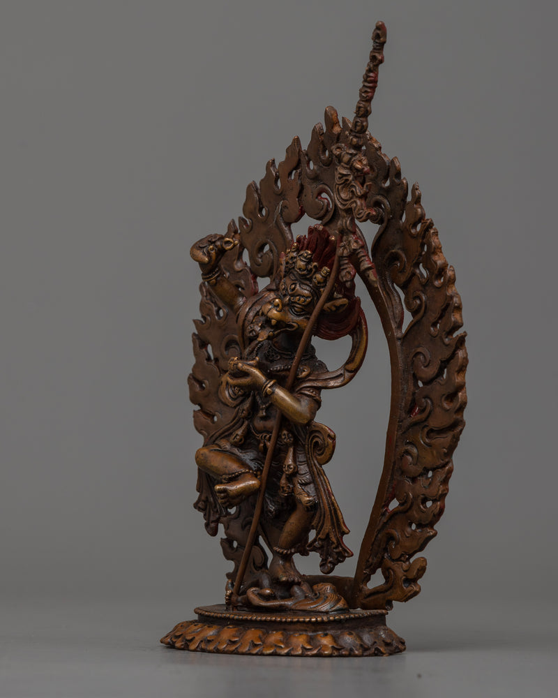 Machine Made Dakini Singhamukha Statue | Depiction of Fierce Female Deity