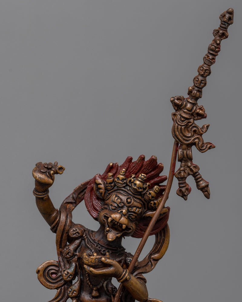 Machine Made Dakini Singhamukha Statue | Depiction of Fierce Female Deity