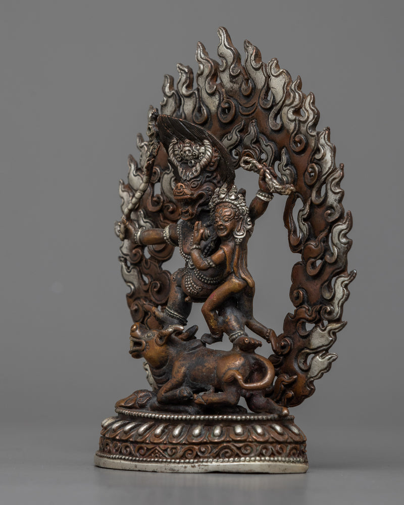 MachineMade Yamantaka With Consort Statue | Symbolizing the Sacred Union of Wisdom