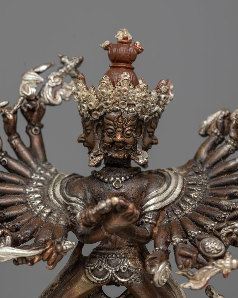 Miniature Kalachakra Statue | Embrace Timeless Wisdom