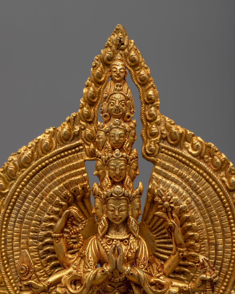 Machine Made 1000 Armed Chenresig Statue | Depicting the Compassionate Presence of Avalokiteshvara