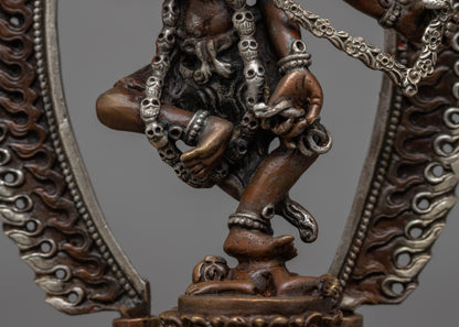 Machinemade Kurkulla Statue | Crafted with Silver Plating for Spiritual Devotion