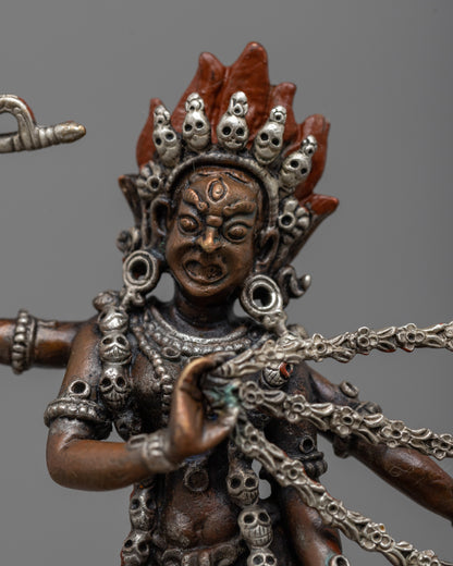 Machinemade Kurkulla Statue | Crafted with Silver Plating for Spiritual Devotion